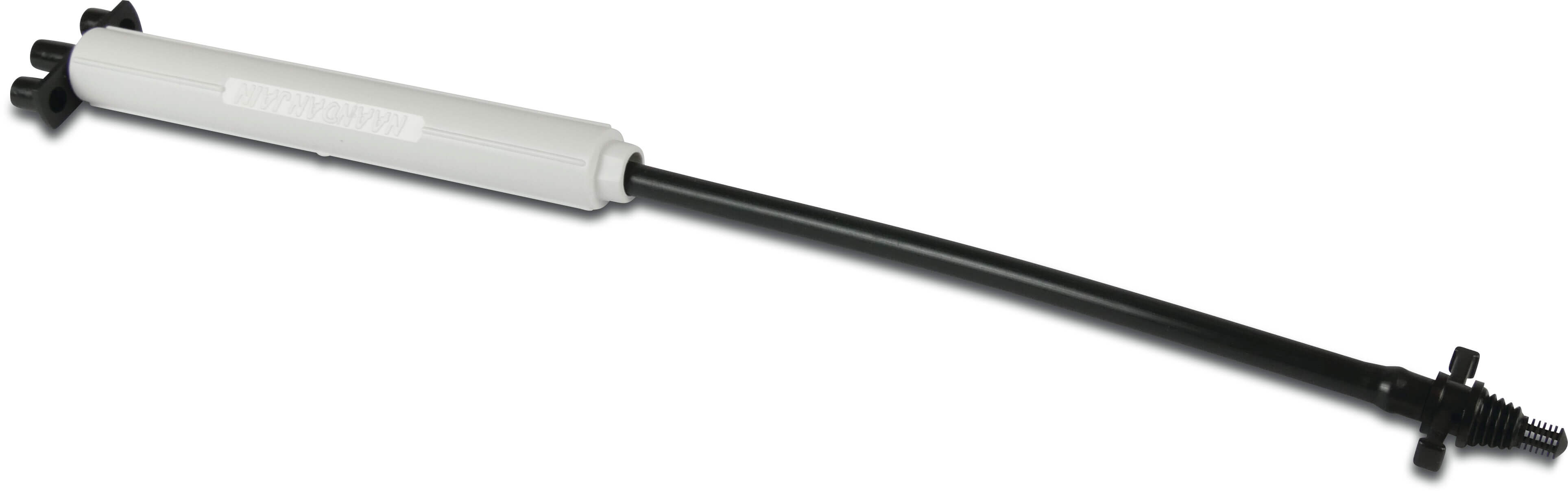 NaanDan Suspended stand with stabilizer plastic 3/8WW taper M x male thread 60cm black/white