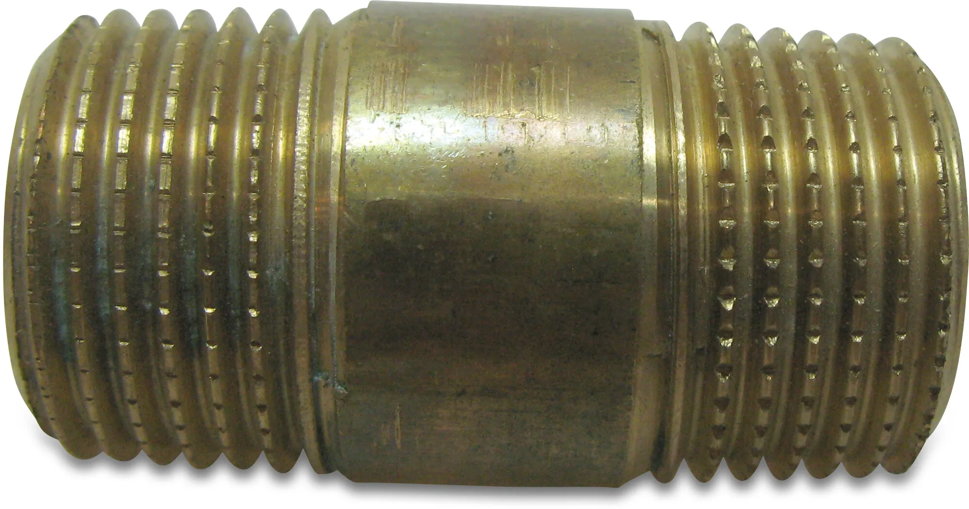 Nr. 23 Rohrnippel Rotguss 1" Außengewinde 16bar 40 mm