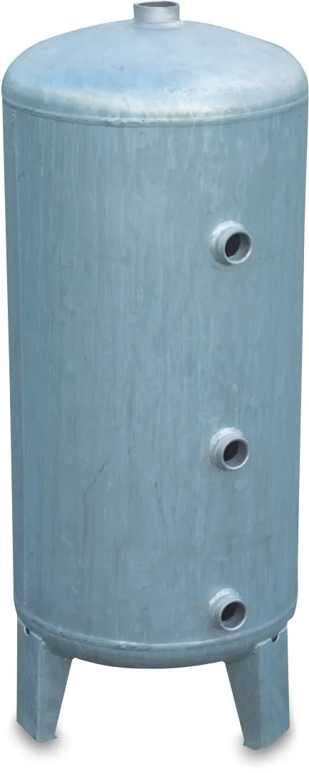 Pressure tank steel galvanised 1 1/4" female thread 6bar 200ltr type vertical