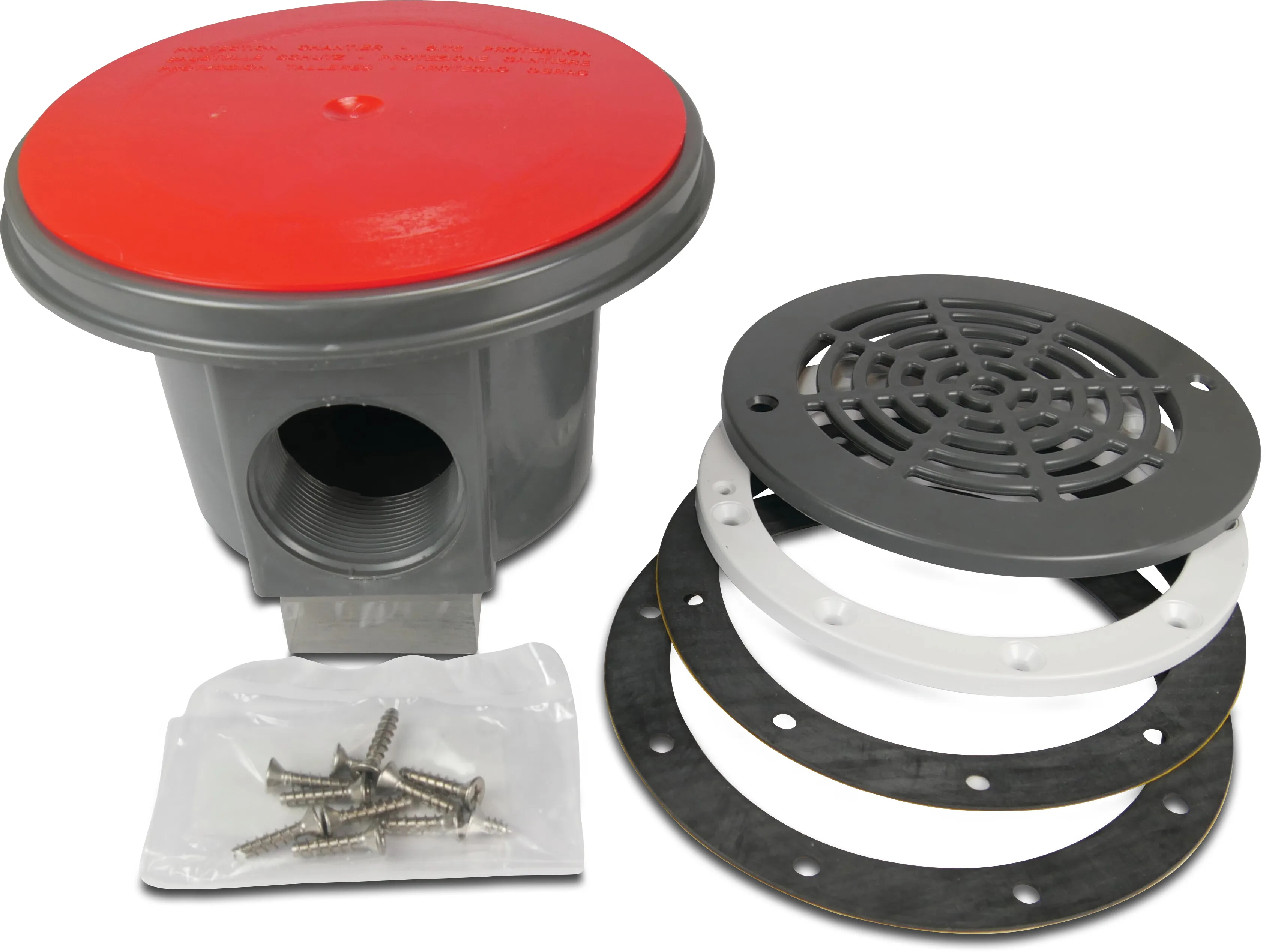 Hayward Main drain 1 1/2" x 2" female thread white 2 pcs