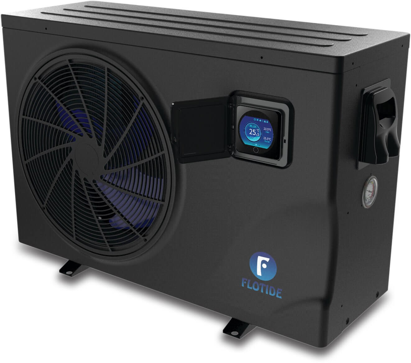 Flotide Heat pump Inverter ABS 50 mm 6,8A 230VAC black type SX6/32 horizontal