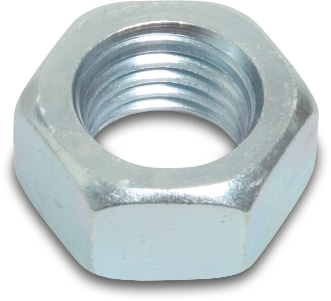Hexagon nut steel galvanised M8