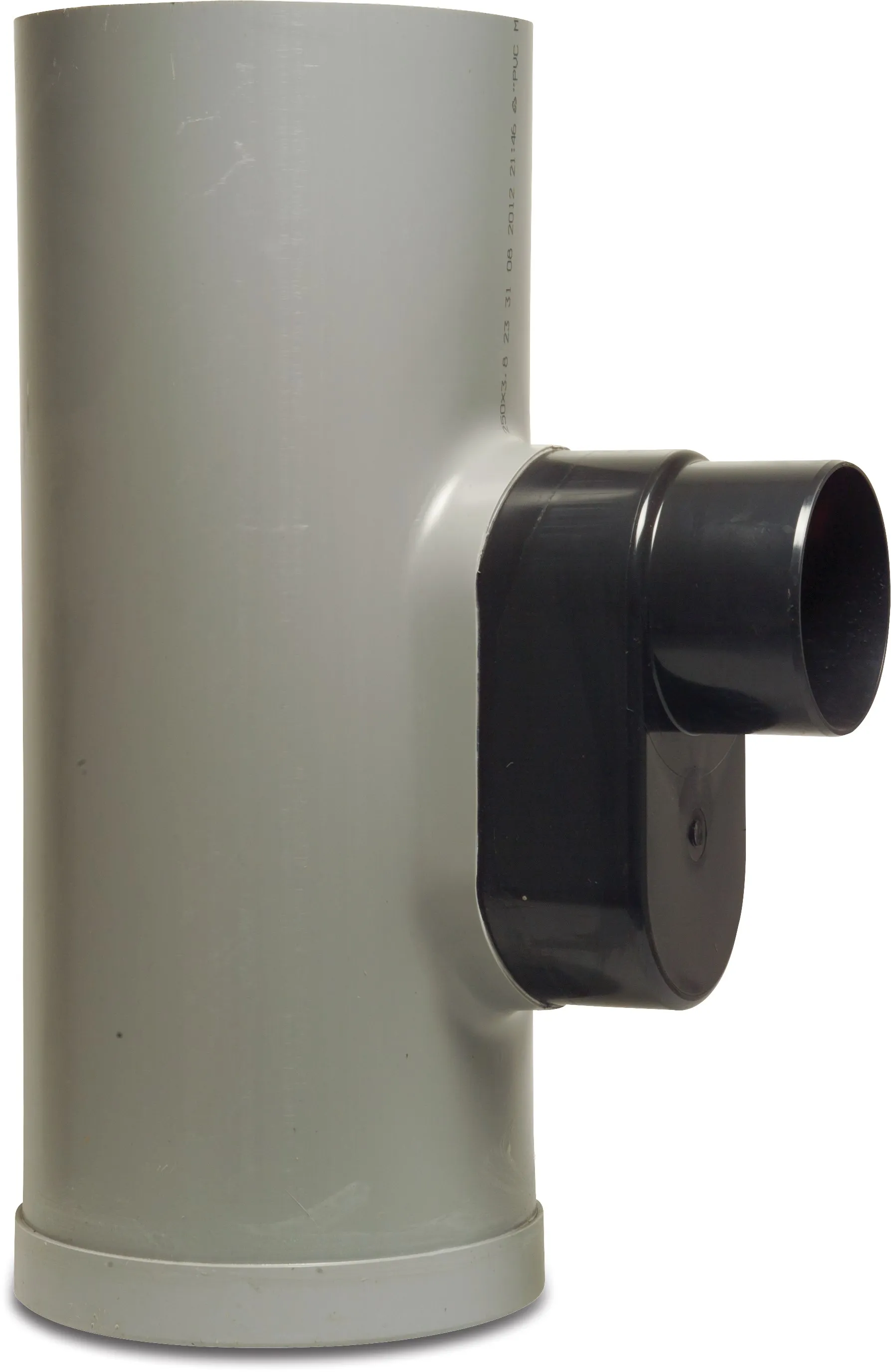Onderbak PVC-U 250 mm x 125 mm spie grijs