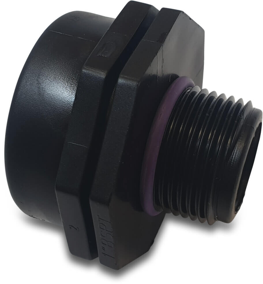 Tavlit Nipple socket PP 1" x 1 1/4" male thread x female thread 10bar type Self Seal