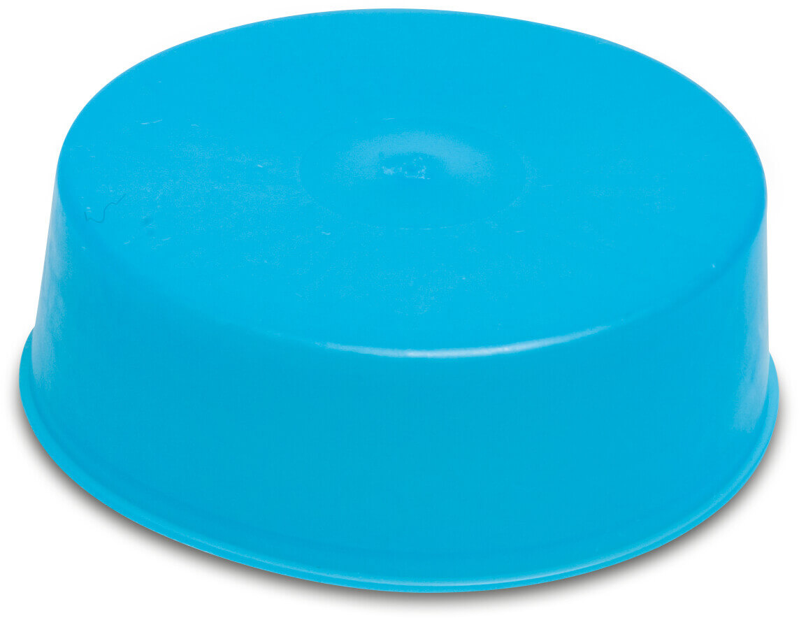 Speciedeksel PVC-U 70 mm lijmmof blauw