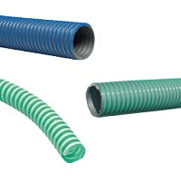 Plastic suction hoses