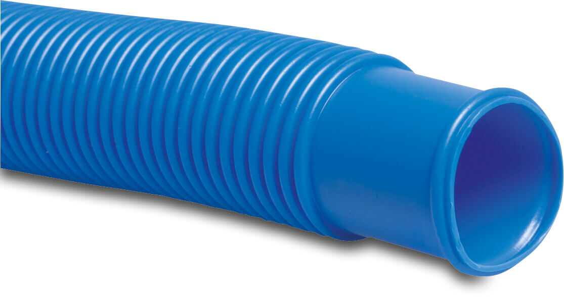 Profec Klebeschlauch PVC-U 38 mm 1,5bar Blau 100m Muffe 1.5m type Reinigung