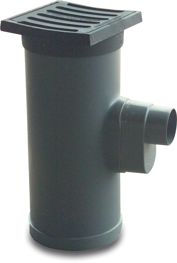 Street drain PVC-U 315 mm x 125 mm spigot grey