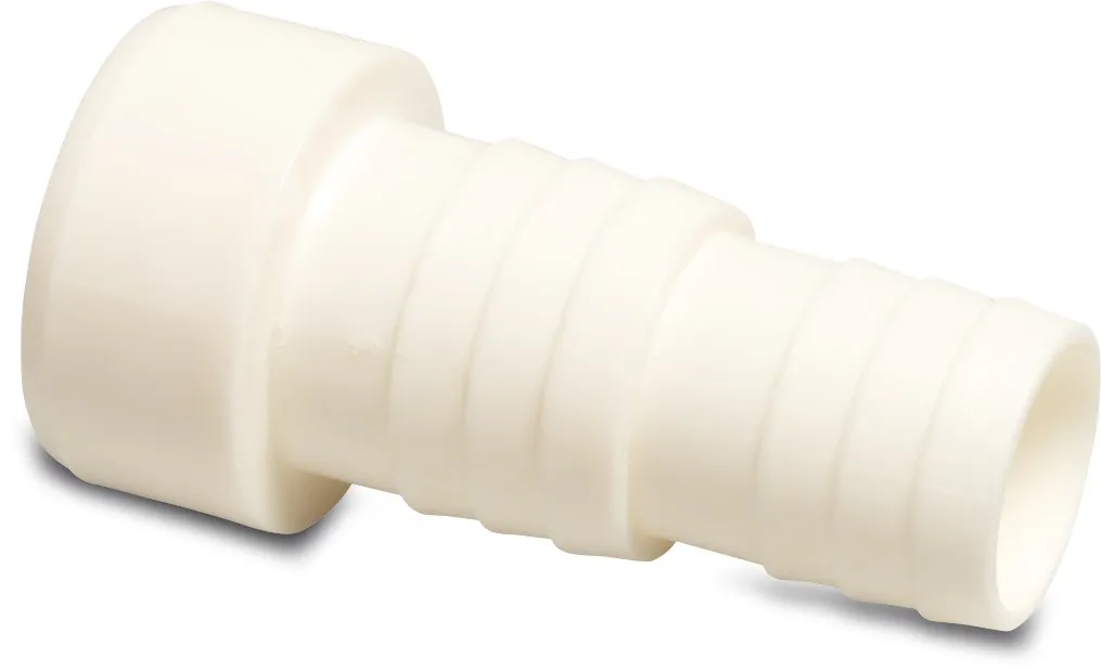 Schlauchtülle ABS 50 mm x 38-32 mm Stutzen x Schlauchtülle 10bar Weiß