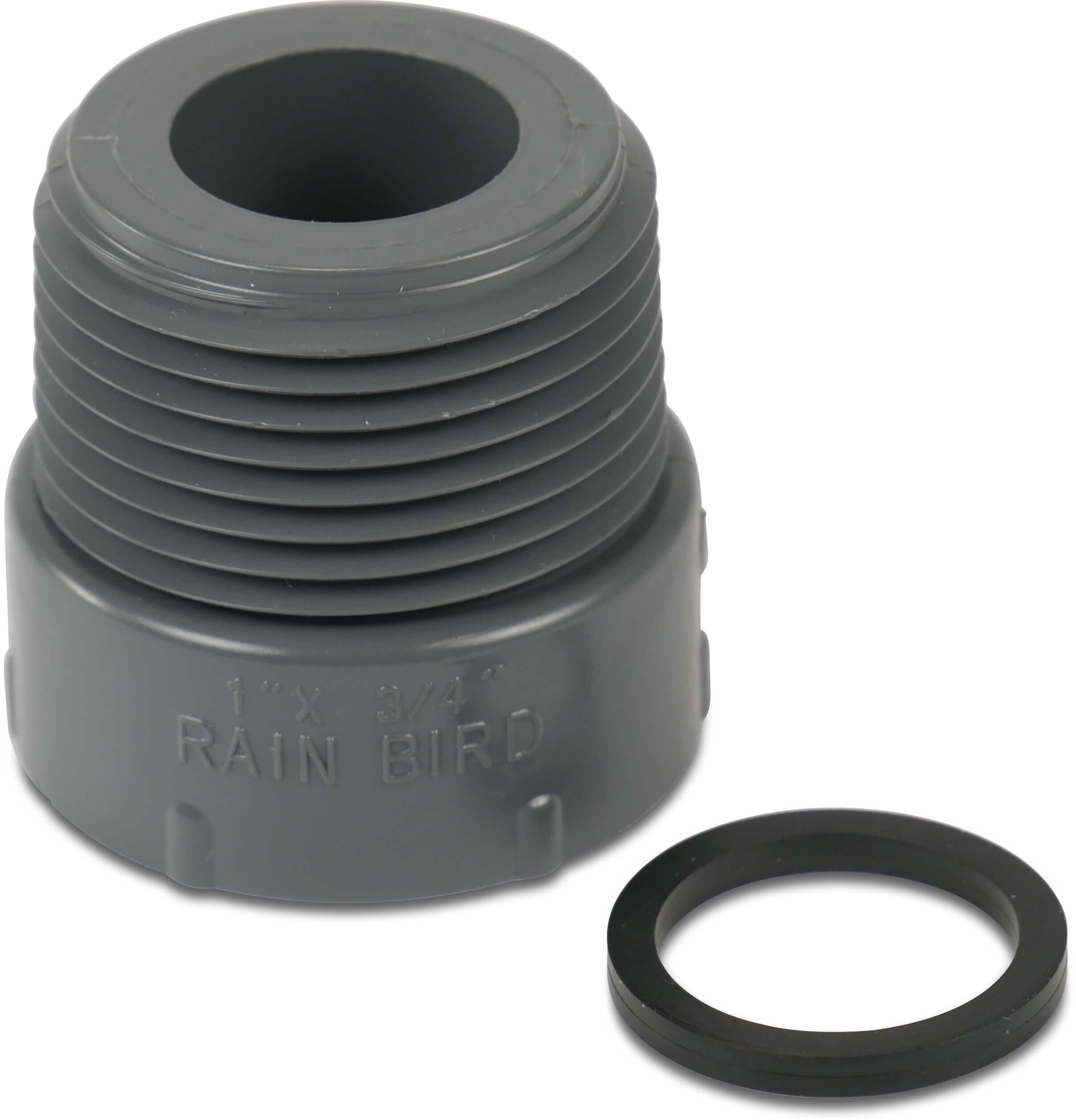 Rain Bird Union coupler PVC 1" x 3/4" male thread x female thread 10bar grey type RB1239-131