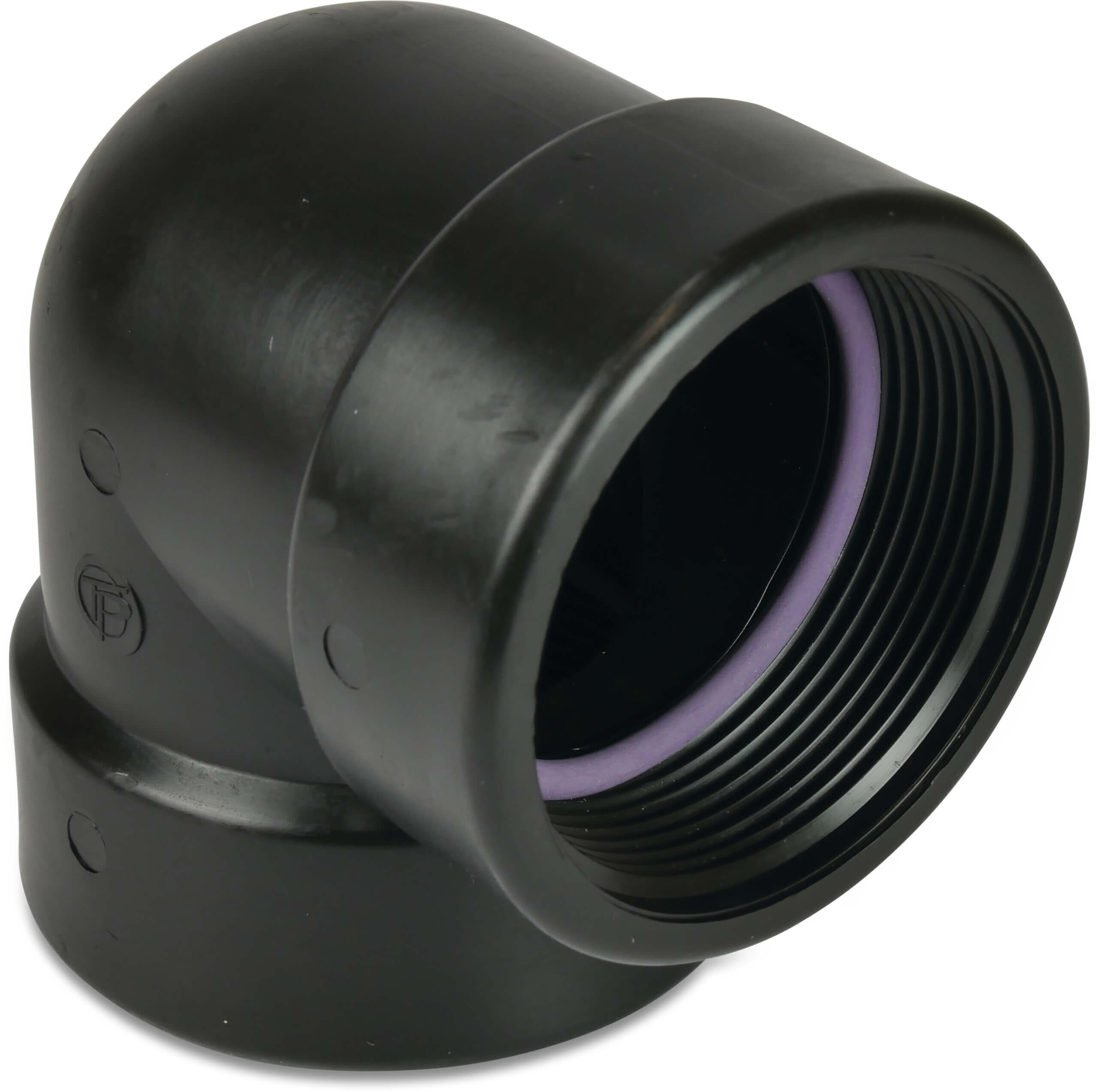 Tavlit Coude à 90° PP 1" filetage femelle 10bar type Self Seal