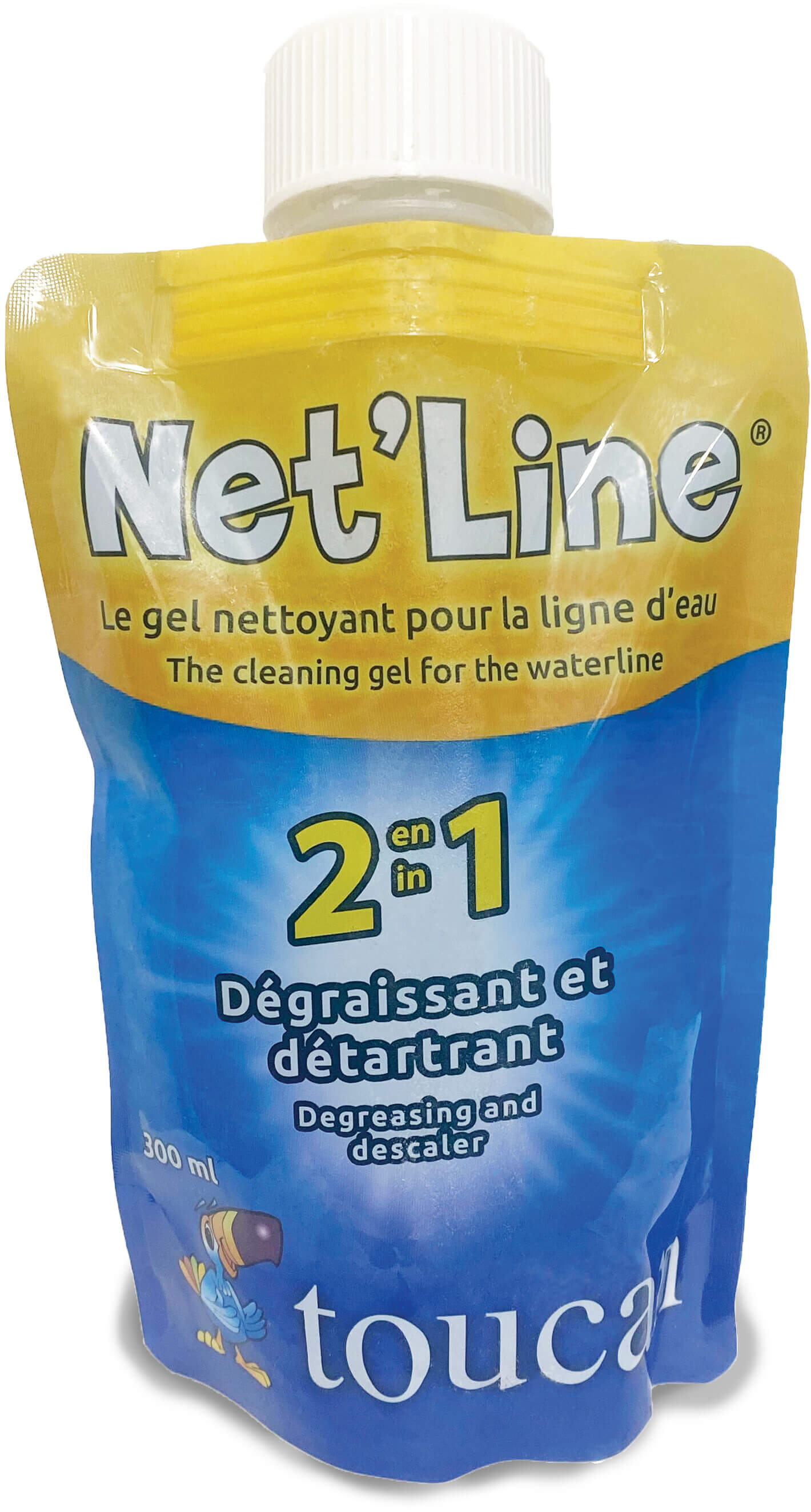 Net'Line cleaning gel for waterline type label EN/FR