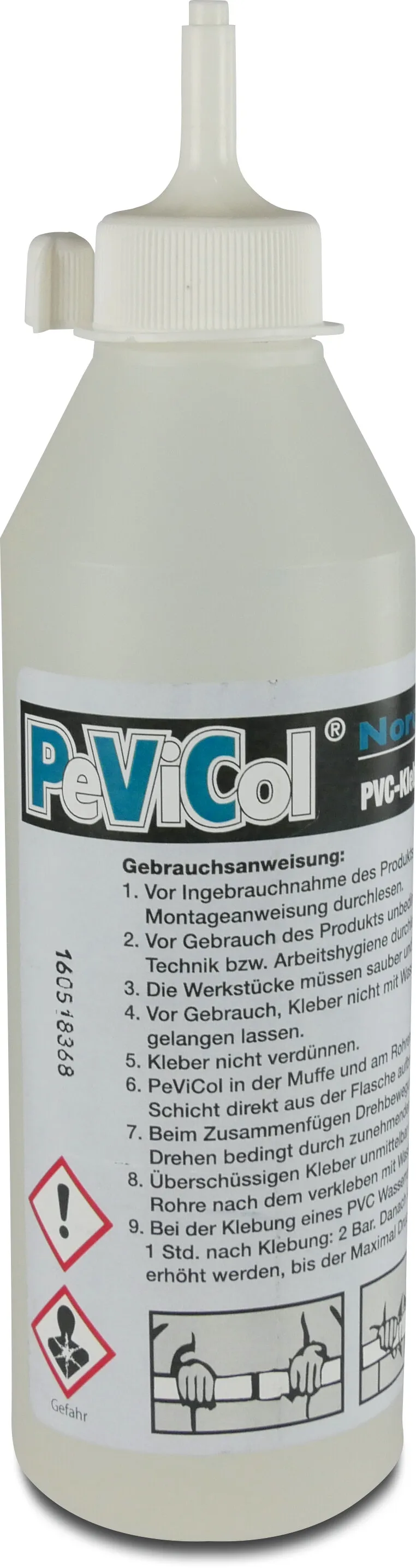 Colle pour PVC 570g tube type PeViCol