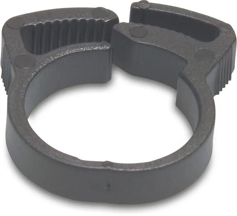 Hose clip PP 16 mm black