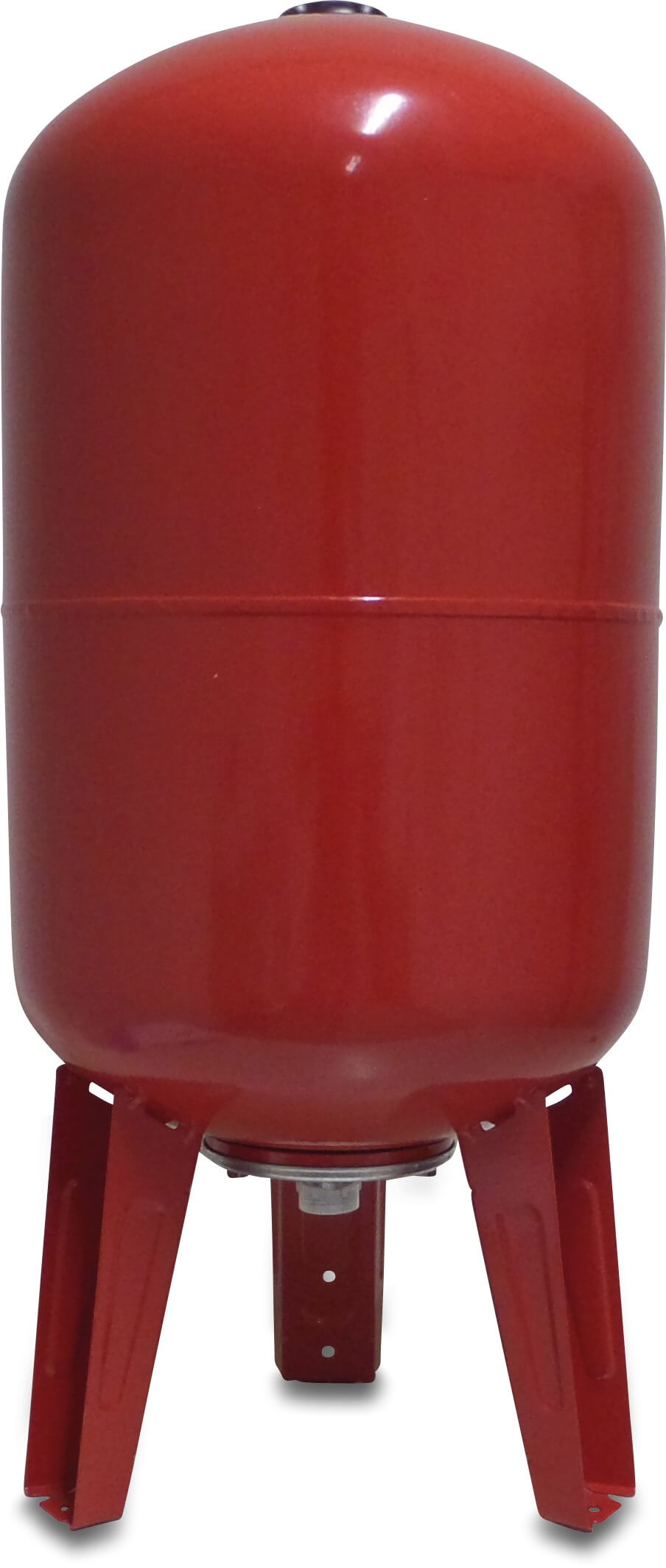 Varem Druckkessel Stahl Pulverbeschichtung 1" Außengewinde 10bar Rot 60ltr type vertikal