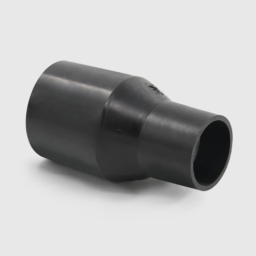Profec Reducer socket PE100 50 mm x 40 mm spigot SDR11 10bar 16bar black DVGW