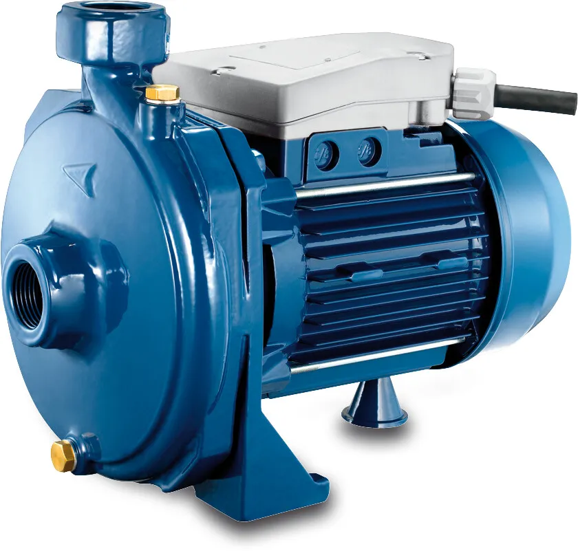 Foras Centrifugalpump gjutjärn 1 1/4" x 1" invändig gänga 8bar 10,3A 230VAC blå type KM 214 M