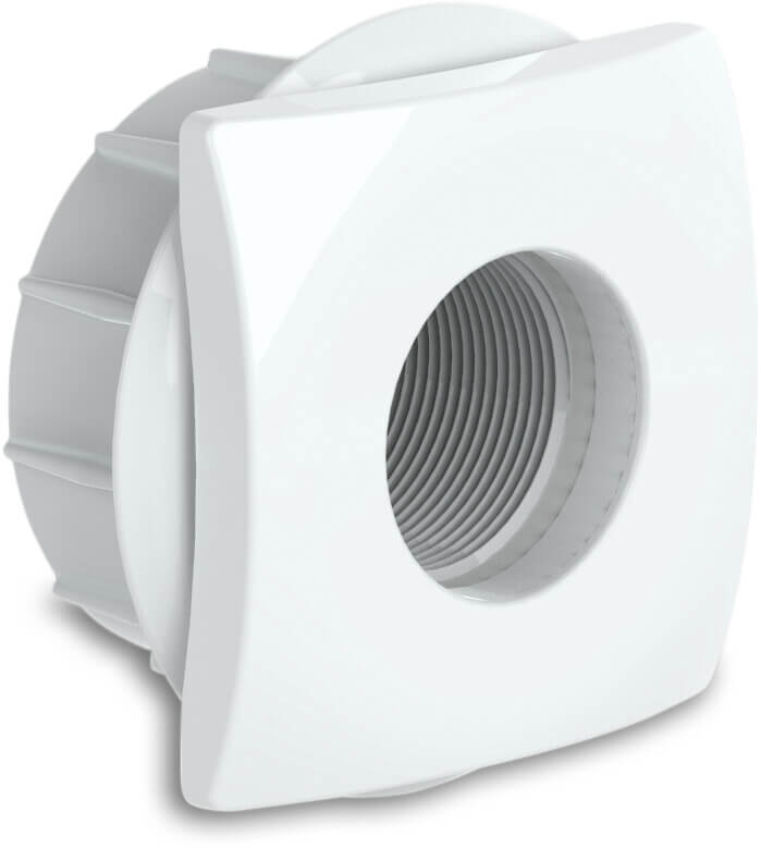 Weltico Outlet ABS 2"/50 mm white type Glue-in Design
