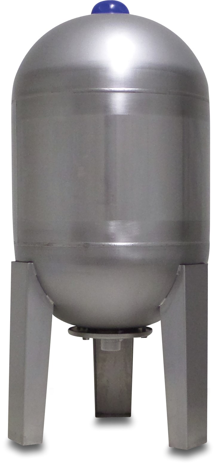 Pressure tank stainless steel 304 1" male thread 8bar 50ltr type vertical