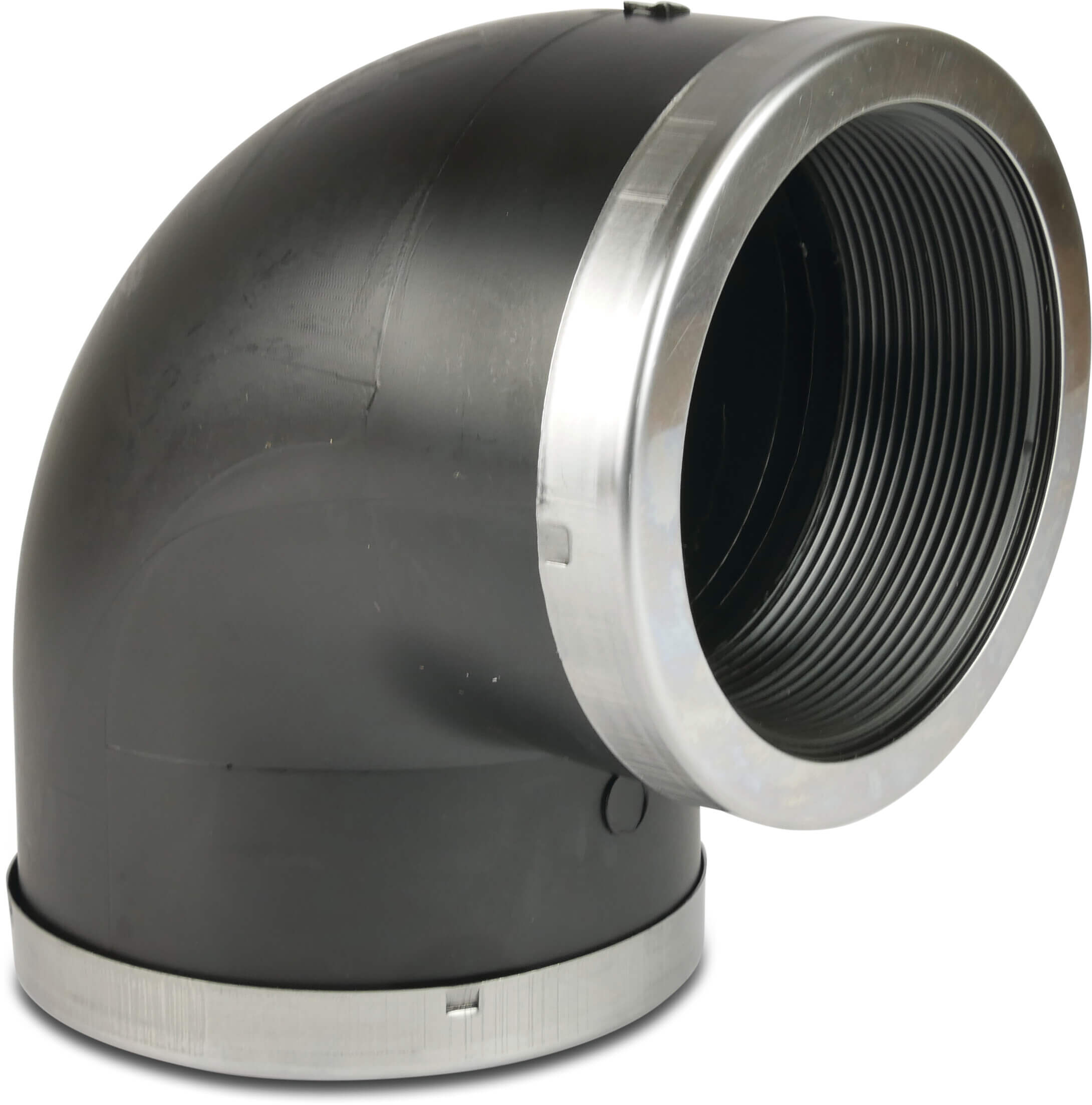 Winkel 90° PP 3" Innengewinde