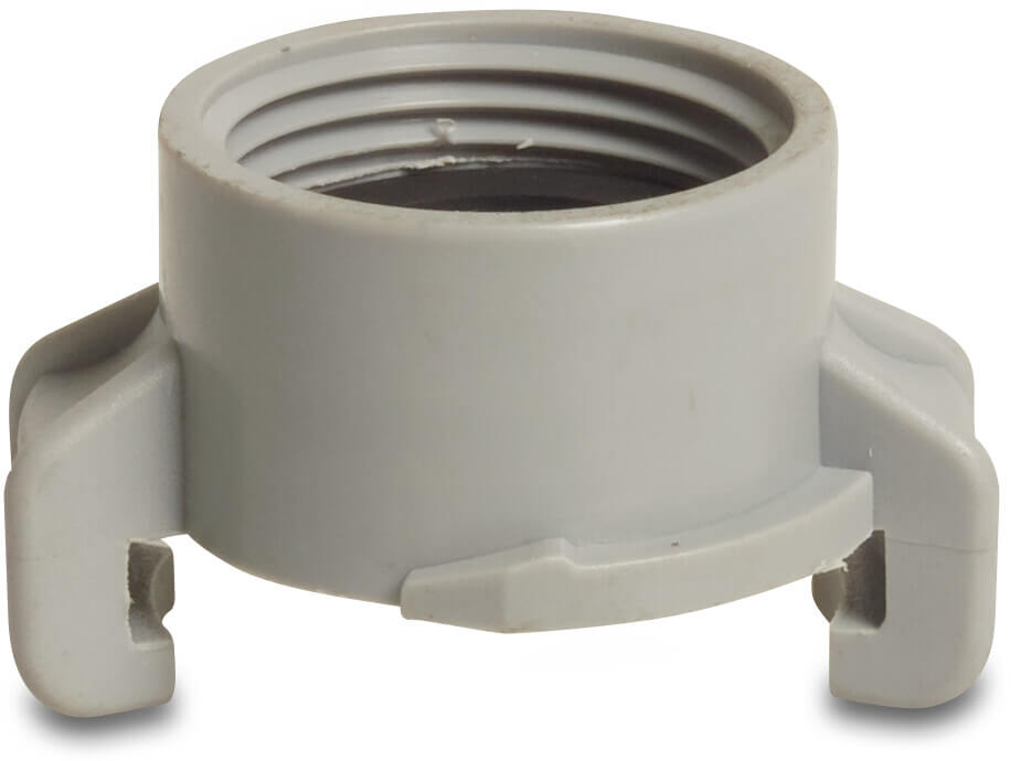 Quick coupler PA glass fibre reinforced 1" female thread CD 40 8bar grey