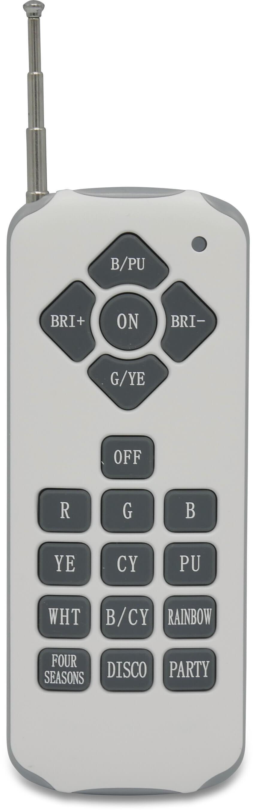 Remote control 18 keys for Mega wireless control unit