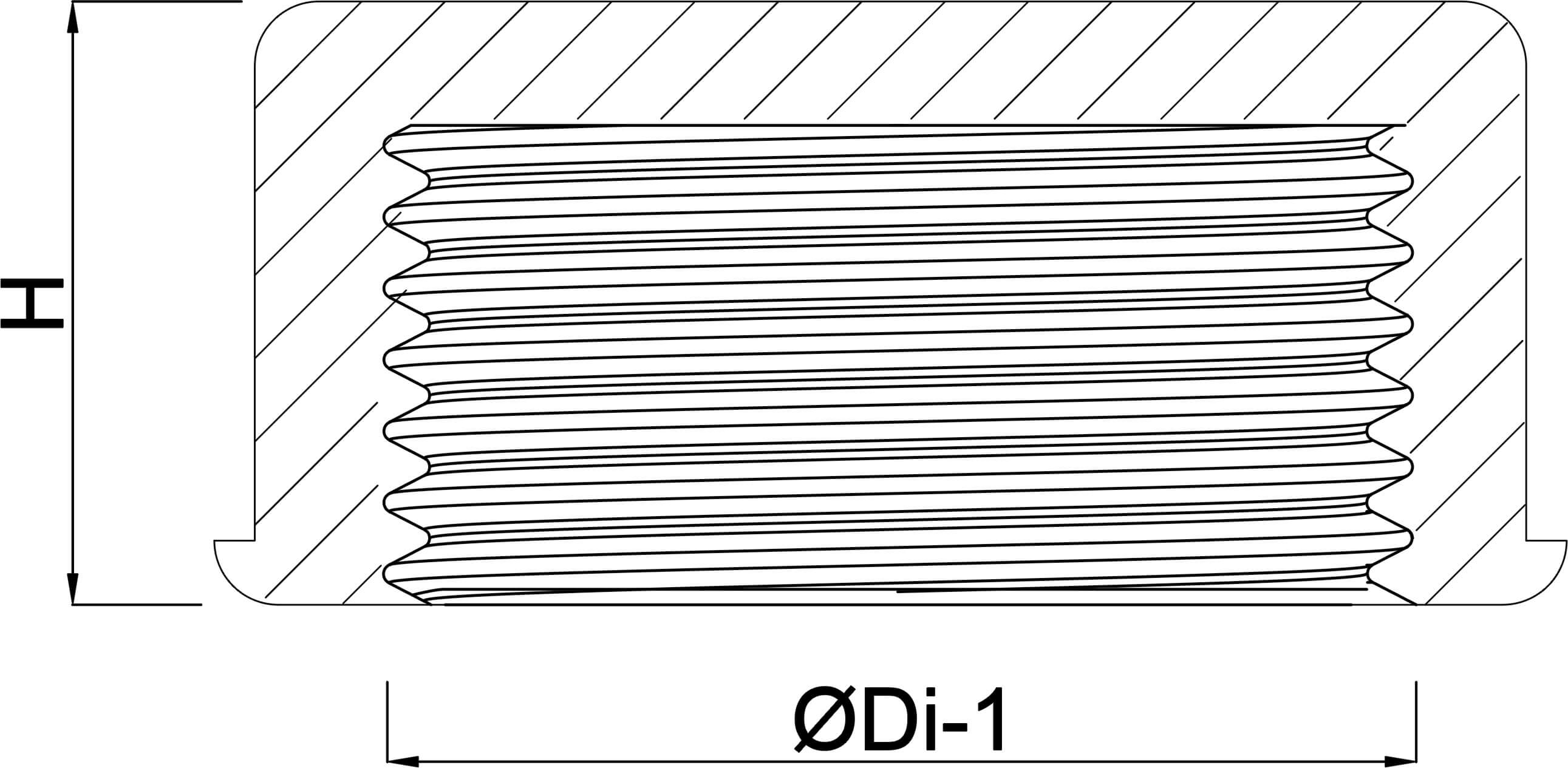 VDL Eindkap PVC-U 3" binnendraad 10bar grijs type vlak