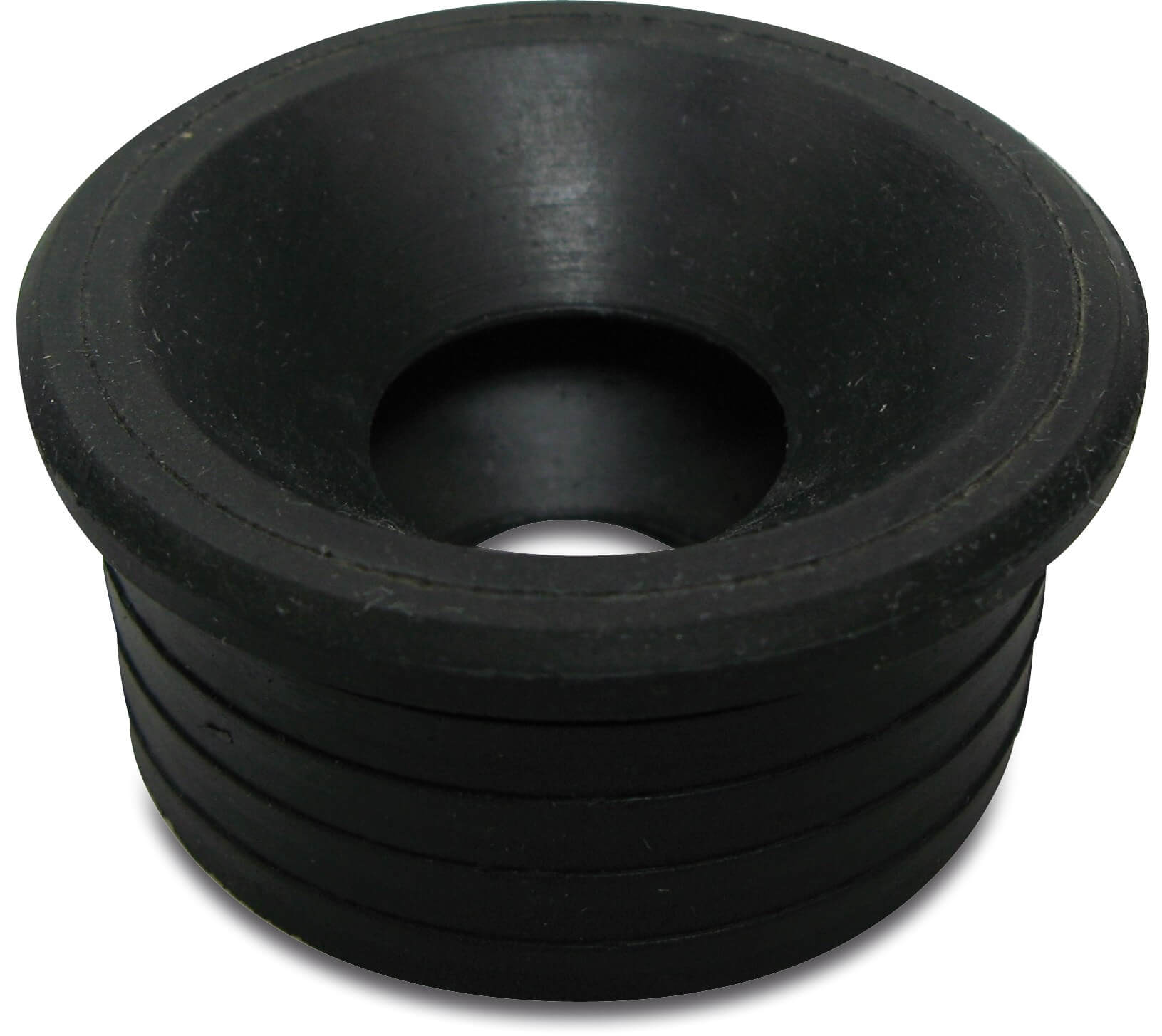 Drainage repair socket rubber 50 mm x 1 - 1 1/4" spigot x siphon seal black