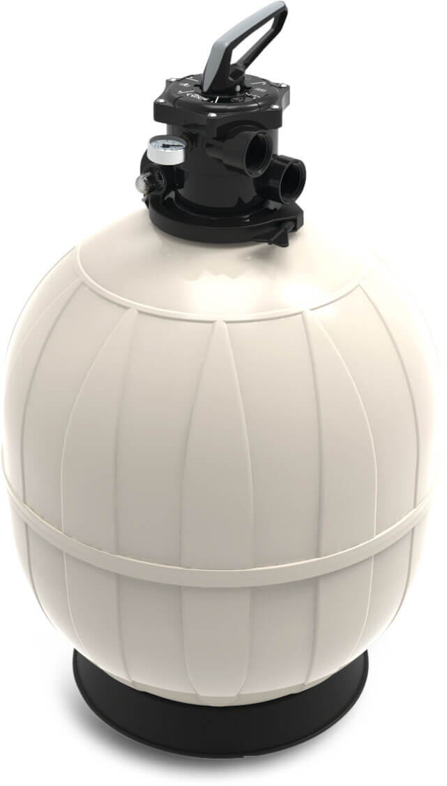 Sand filter PP 50 mm / 1 1/2" female thread 3,75bar beige type T530