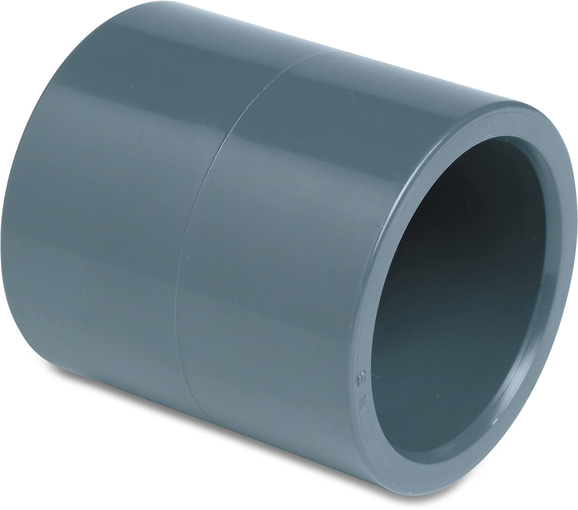 Profec Socket PVC-U 5" imperial glue socket 16bar grey WRAS