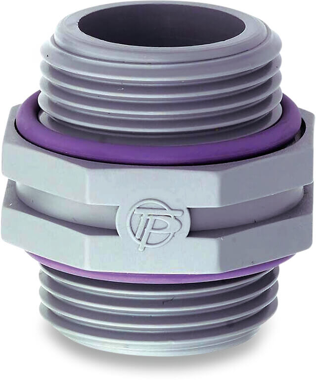 Tavlit Swivel raccord fileté PP 1" filetage mâle 10bar type with O-ring