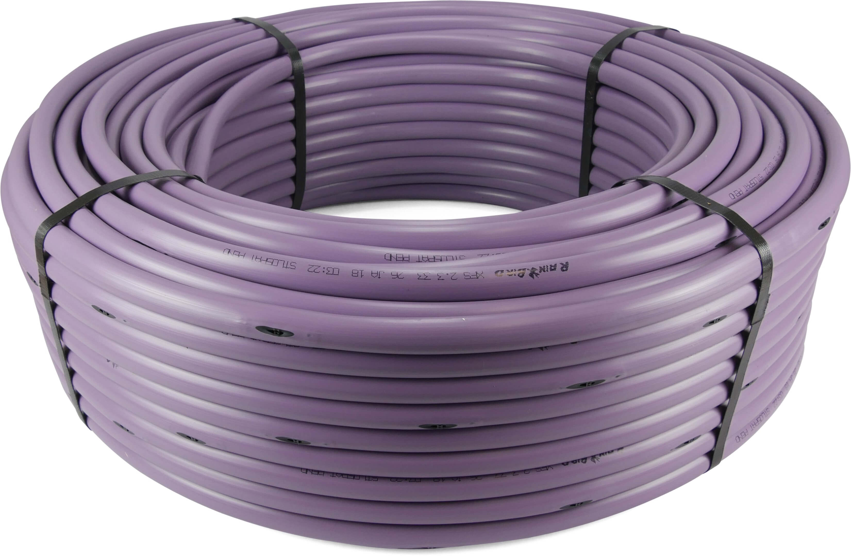 Rain Bird Drip irrigation hose PE 16 mm x 1,2 mm 2.3ltr/h 33cm purple 100m type PC inline XFS sub surface with check valve