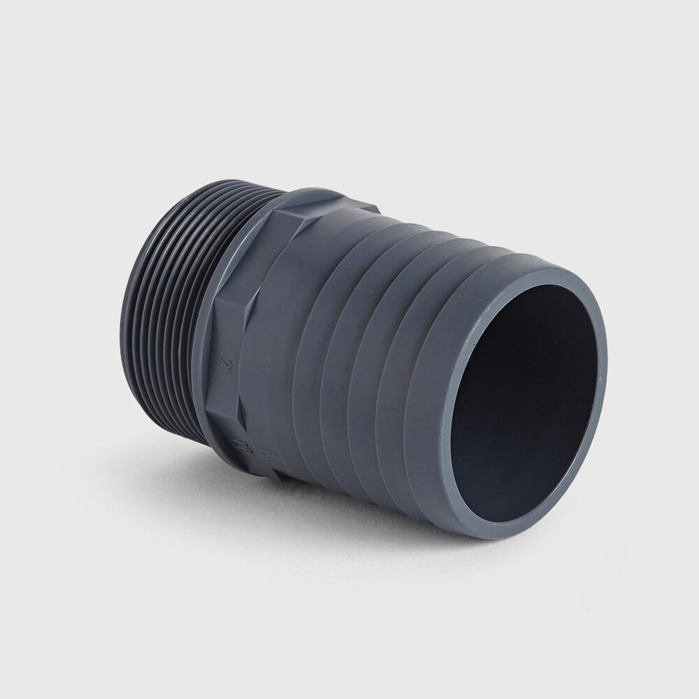 Embout de tuyau PP 1/4" x 7 mm embout x filetage mâle