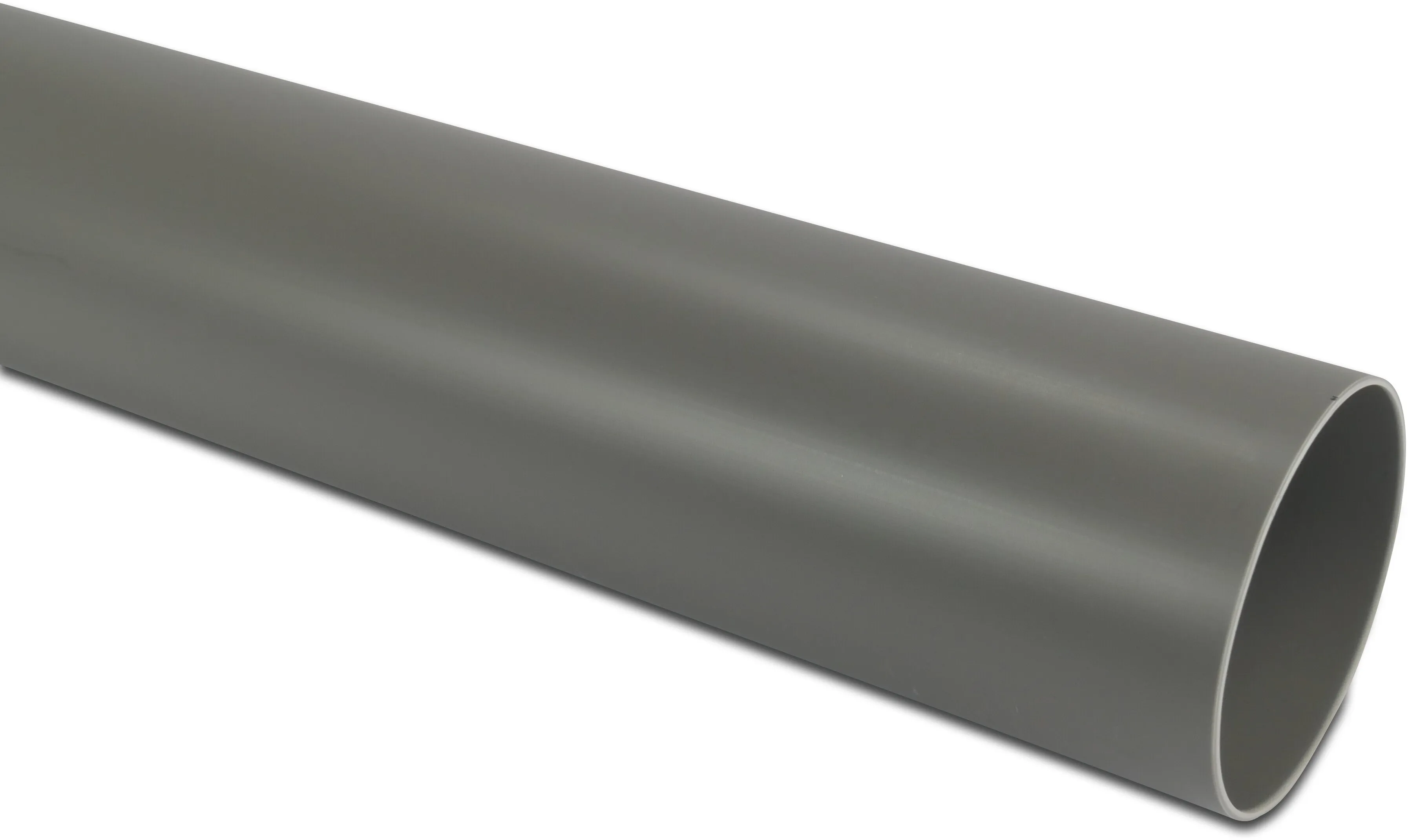 Drainage pipe PVC recycled 315 mm x 4,8 mm plain black 5m