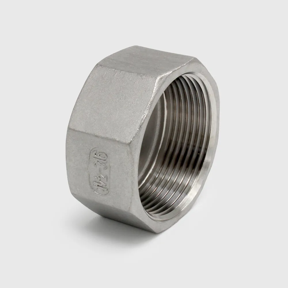 Profec Nr. 300 Cap stainless steel 316 1 1/2" female thread 16bar type octagon