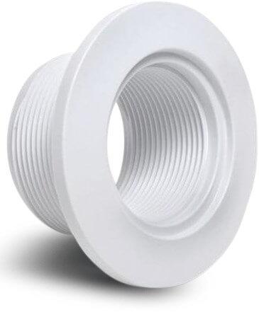Hayward Inlet fitting ABS 2" x 1 1/2" male thread white concrete pools