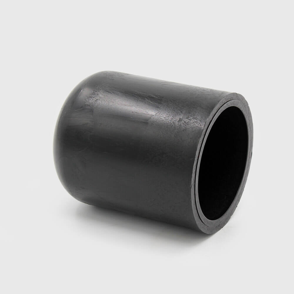Profec Cap PE100 200 mm spigot SDR17 6bar 10bar black DVGW