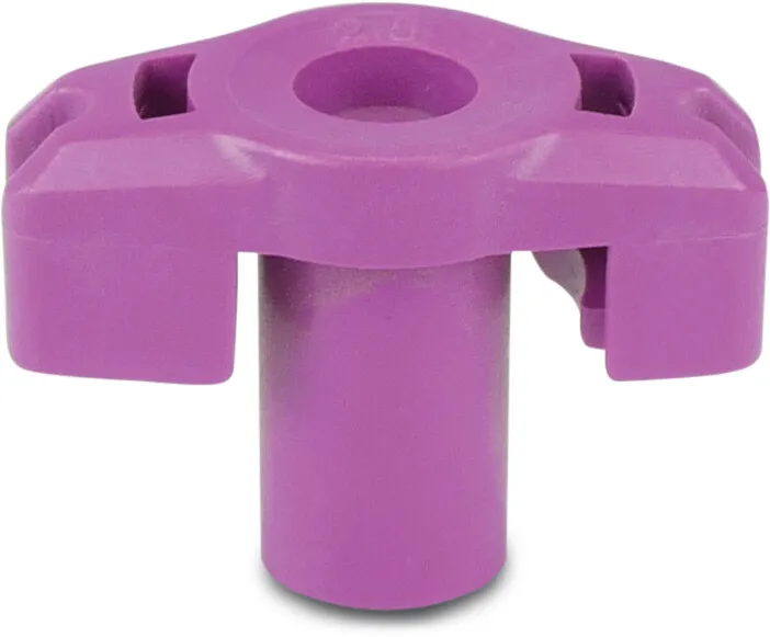 NaanDan Plastic main nozzle 5,0mm purple type 233