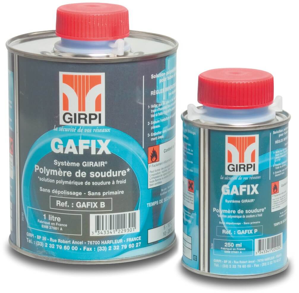 PVC glue 0,25ltr type Gafix