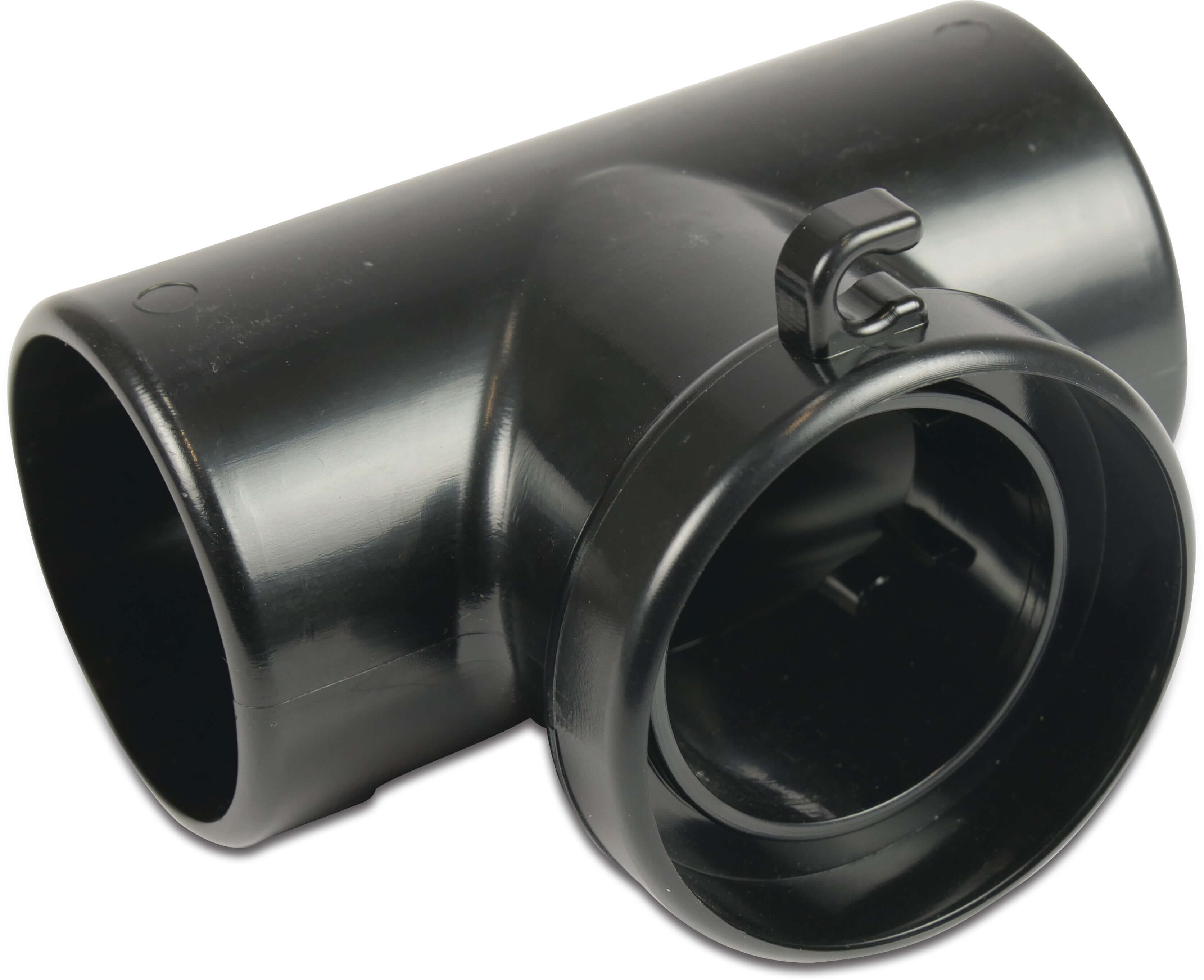 T-connection DN50 with guide pipe air discharge for filter type S450-S530-S620
