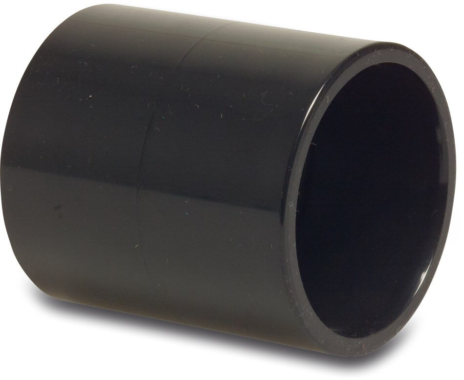 Sok PVC-U 50 mm lijmmof 16bar zwart