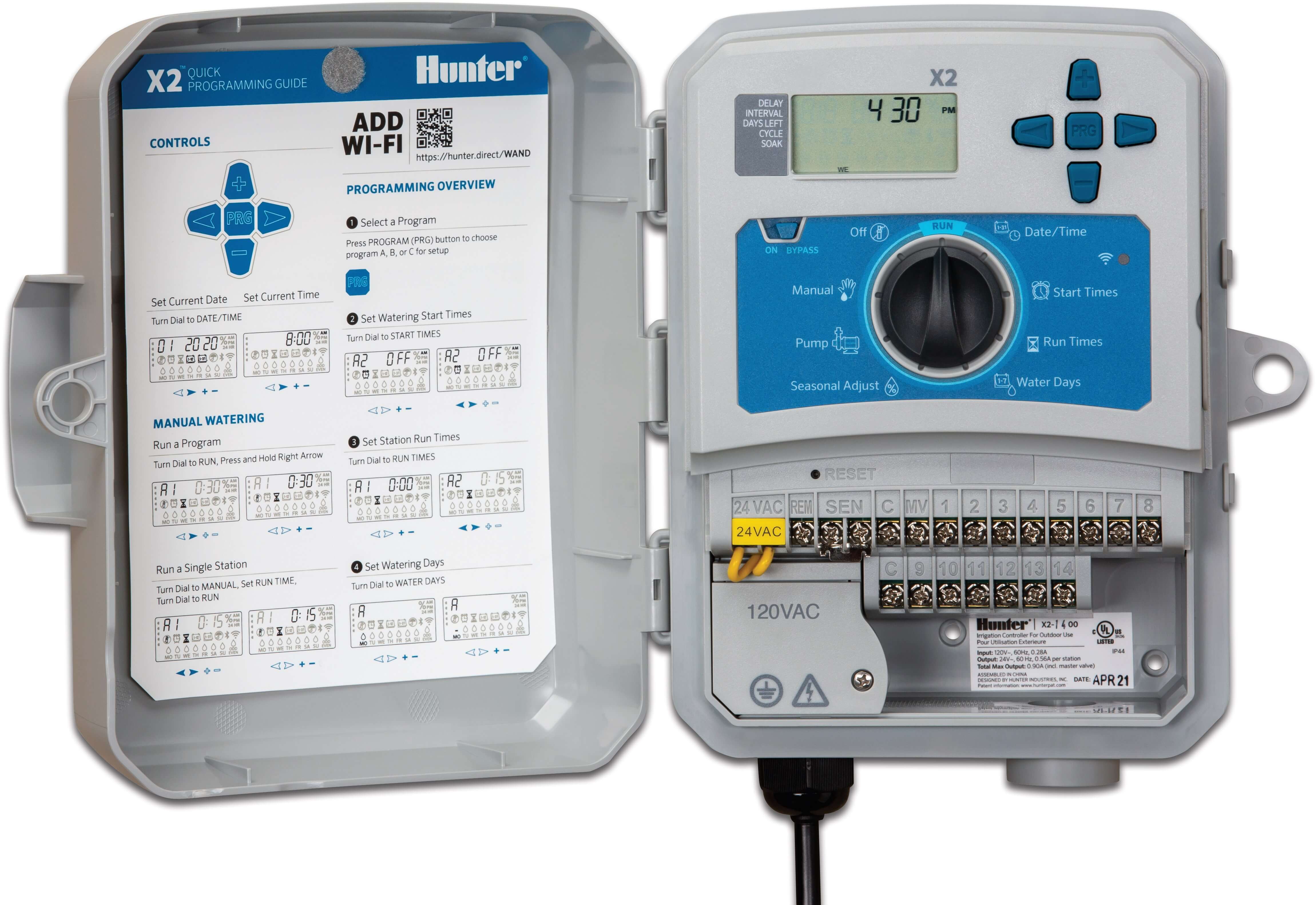 Hunter Irrigation Controller Manual Start