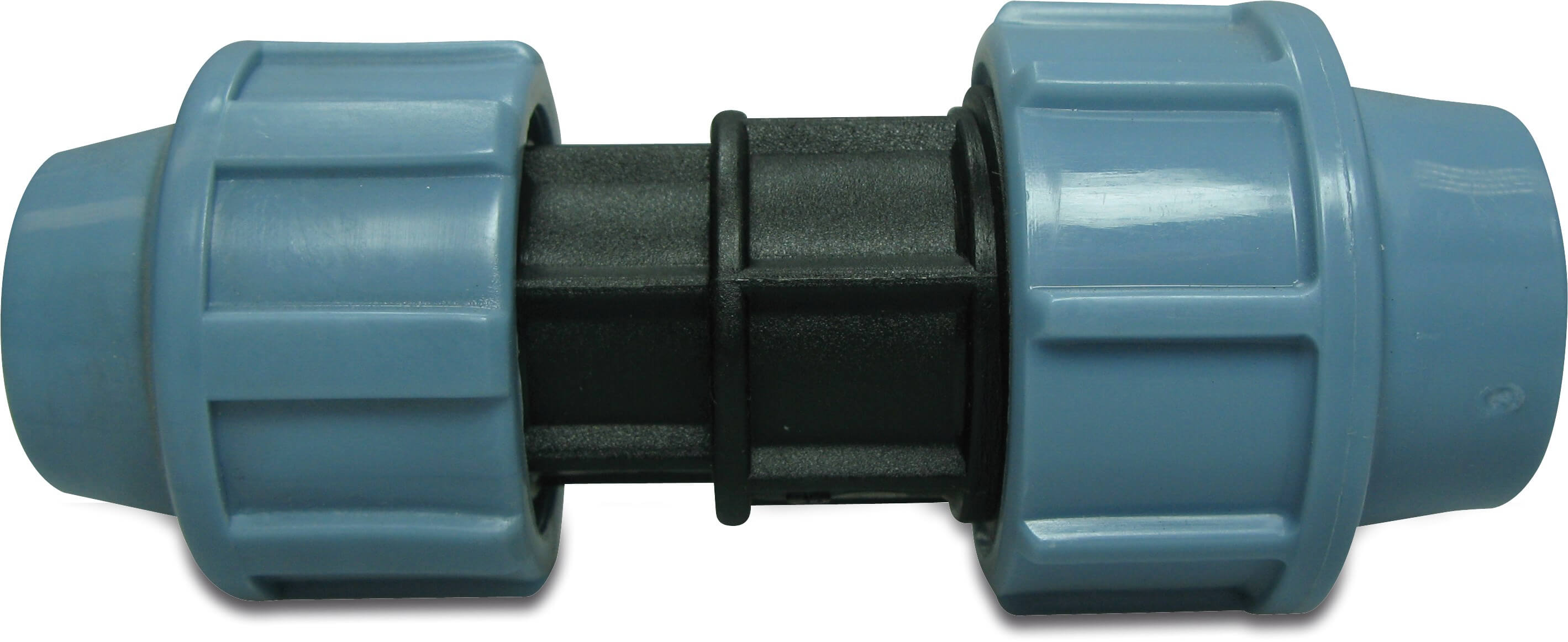 Unidelta Reducer socket PP 25 mm x 20 mm compression 16bar black/blue DVGW/KIWA/WRAS