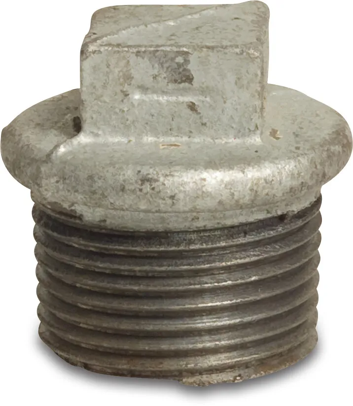 Profec Nr. 290 Plug cast iron galvanised 1/2" male thread 25bar DVGW