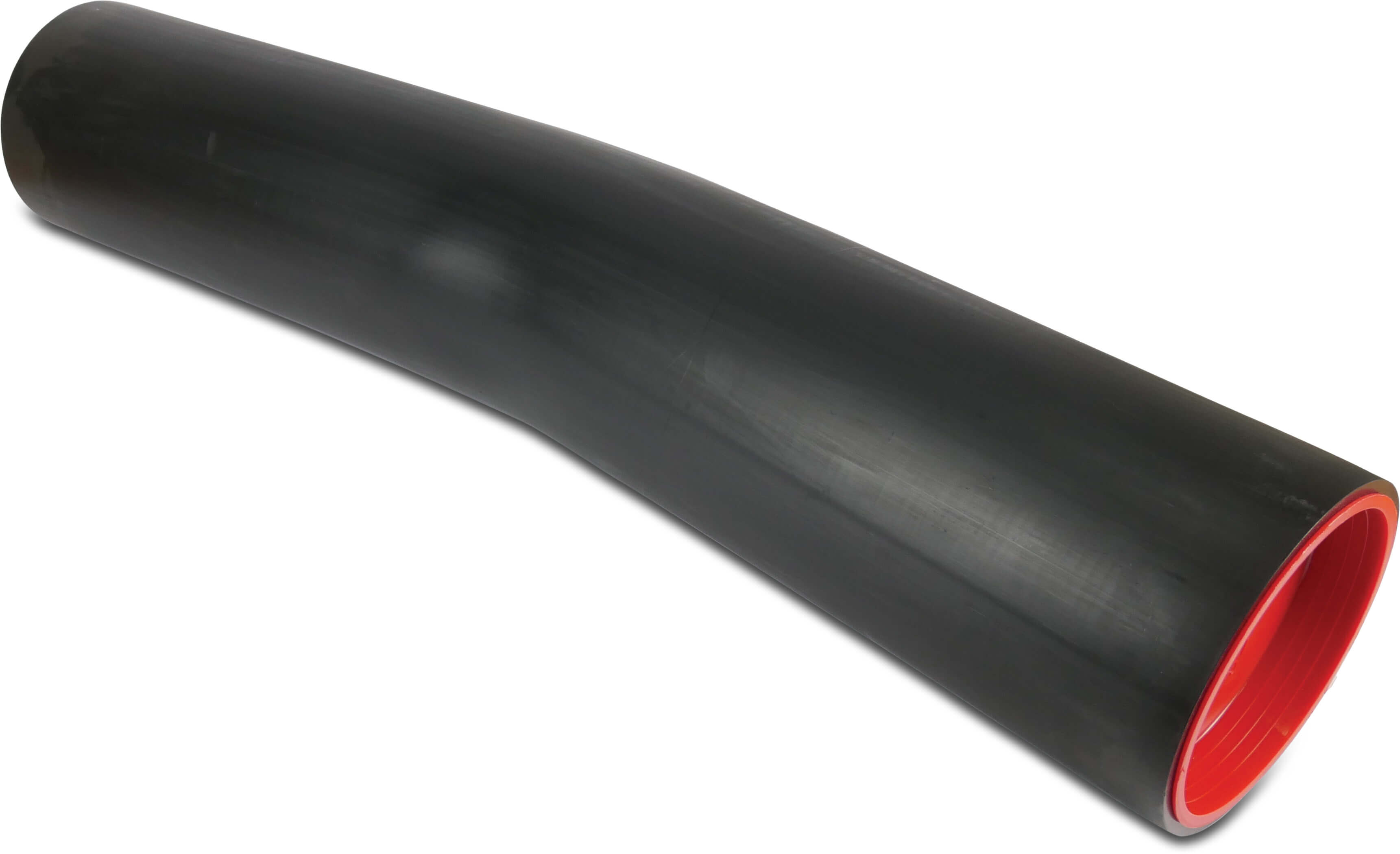 Bend 11° PE100-RC 90 mm plain SDR 17 black DVGW type made from tubing