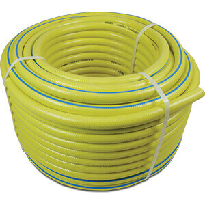 Water hose PVC 15 mm x 19,6 mm 8bar yellow/blue 25m type Supergarden