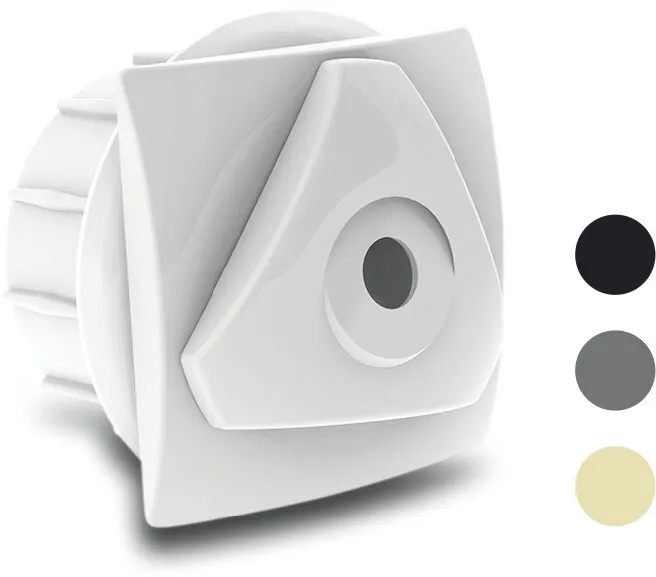 Weltico Rücklauf ABS 2"/50 mm Weiß Typ Glue-in Design