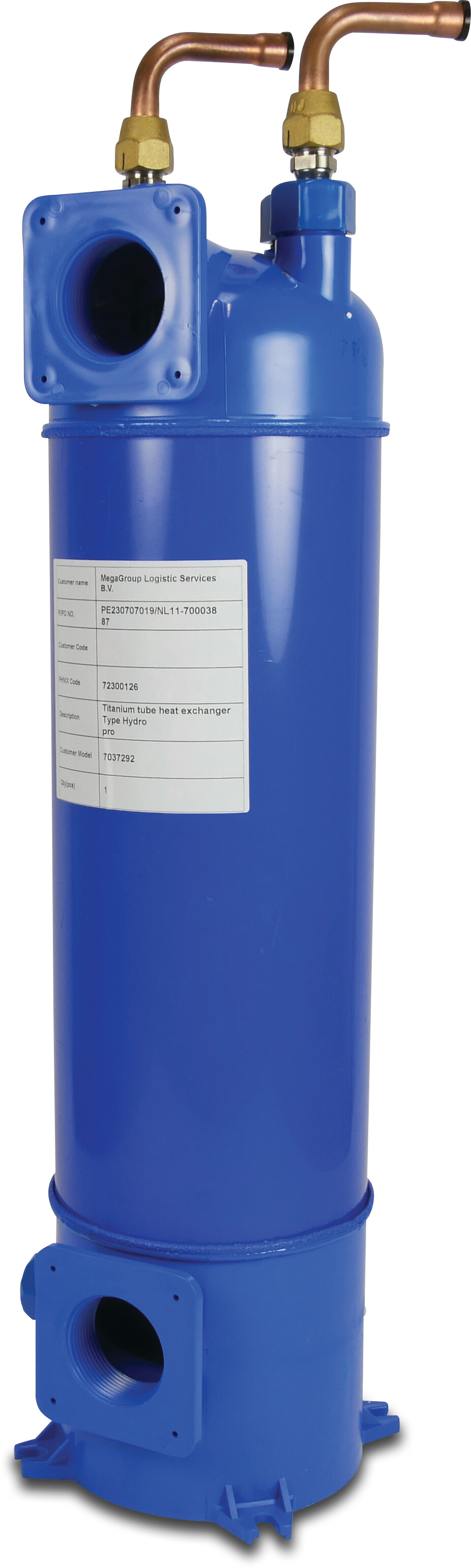 Titanium tube heat exchanger(12.7×11m 140) Hydro Pro PV 13, 17