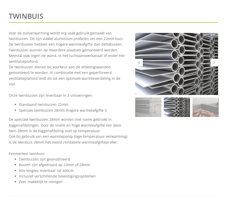 Rura Twin aluminium anodyzowana 22 mm gładkie 4m