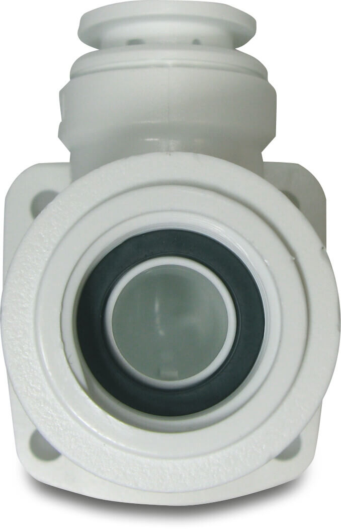 Speedfit Kolano ścienne 90° POM 15 mm x 1/2" wcisk x GW 10bar biały DVGW/KIWA/WRAS